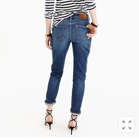J.Crew slim broken in boyfriend jeans. - Picture 7 of 8